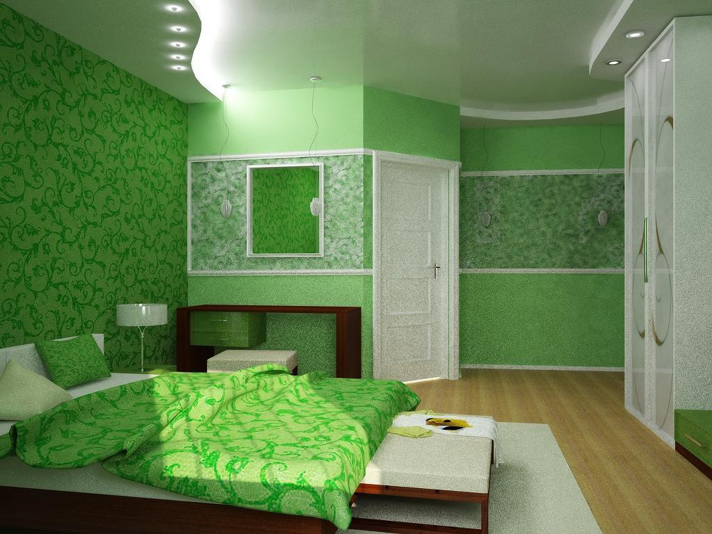 Ремонт зеленые обои. Зеленая комната. Комната в зеленом цвете. Зеленые стены в спальне. Обои для спальни зеленые тона.